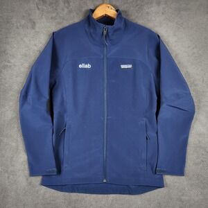 Patagonia Adze Jacket Womens XS Blue Full Zip Windproof Softshell 83546 Logo